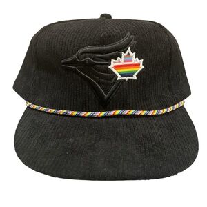 2 x Toronto blue jays x pride corduroy promo hats